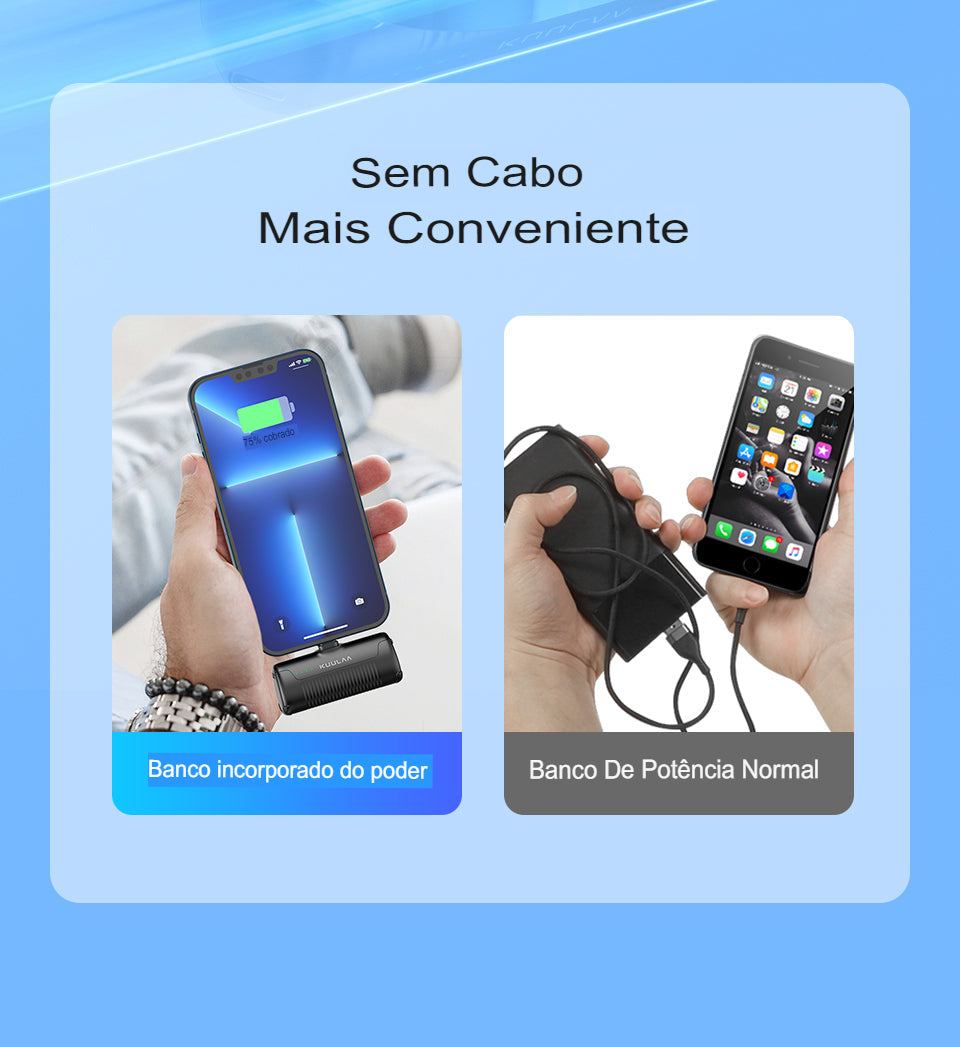 PowerBank Carregador Portátil  4500mAh - Você Conectado em Qualquer Lugar