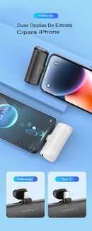 PowerBank Carregador Portátil  4500mAh - Você Conectado em Qualquer Lugar