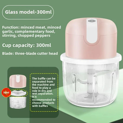 Processador Elétrico Recarregável 300ml